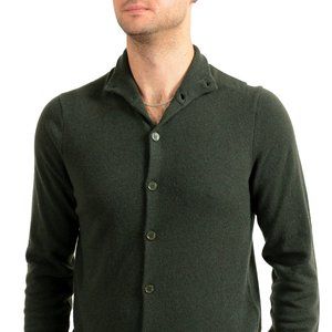 Mens Forest Green Cardigan 